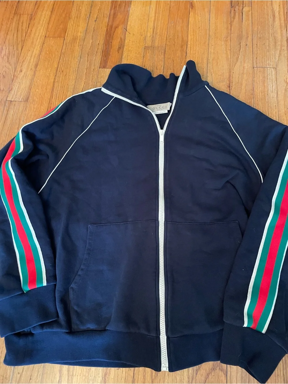 Authentic Gucci Employee Uniform Track Jacket Rare Collectible XL